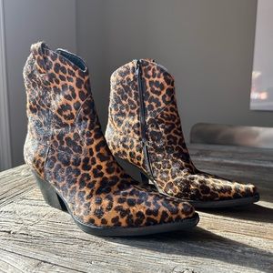 Jeffery Campbell cheetah boots 8.5
